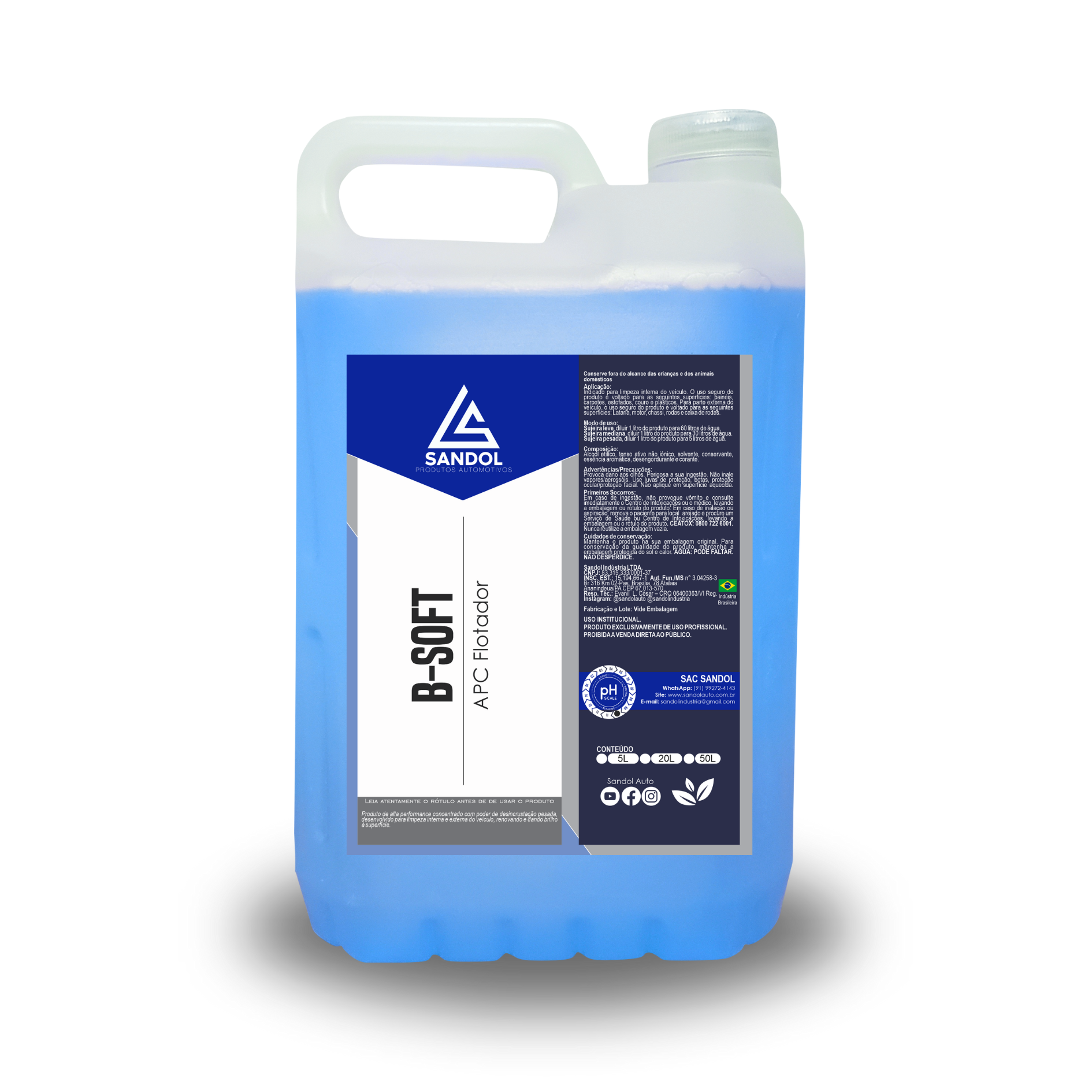B-Soft (Limpador Bactericida Interno)